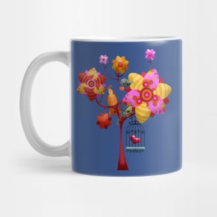 Garden Tree & Birds Mug